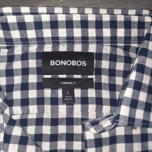 Bonobos Slim Fit Checkered Print Long Sleeve Button Up - Picture 5 of 6